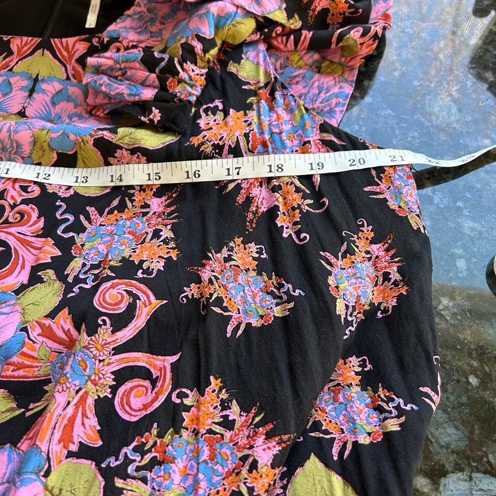 Free People Yara Oversized Day Dress. “Twilight Combo” color. EUC. Lined. Size S - Picture 14 of 15